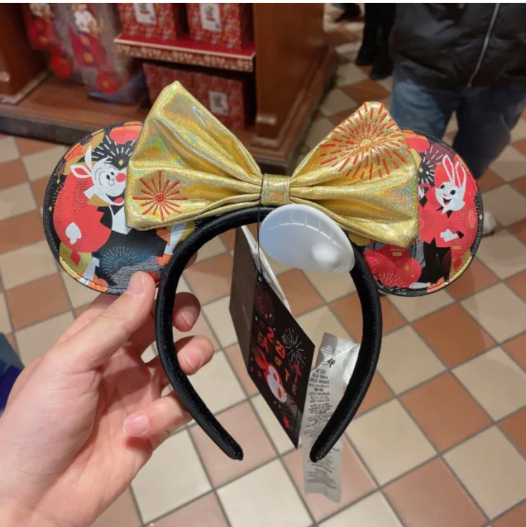 Disney authentic 2023 anniversary 100 years Minnie Mouse Ear headband