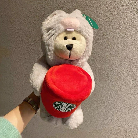 Authentic with tag Starbucks Zodiac Mouse Bear bearista Plush toy