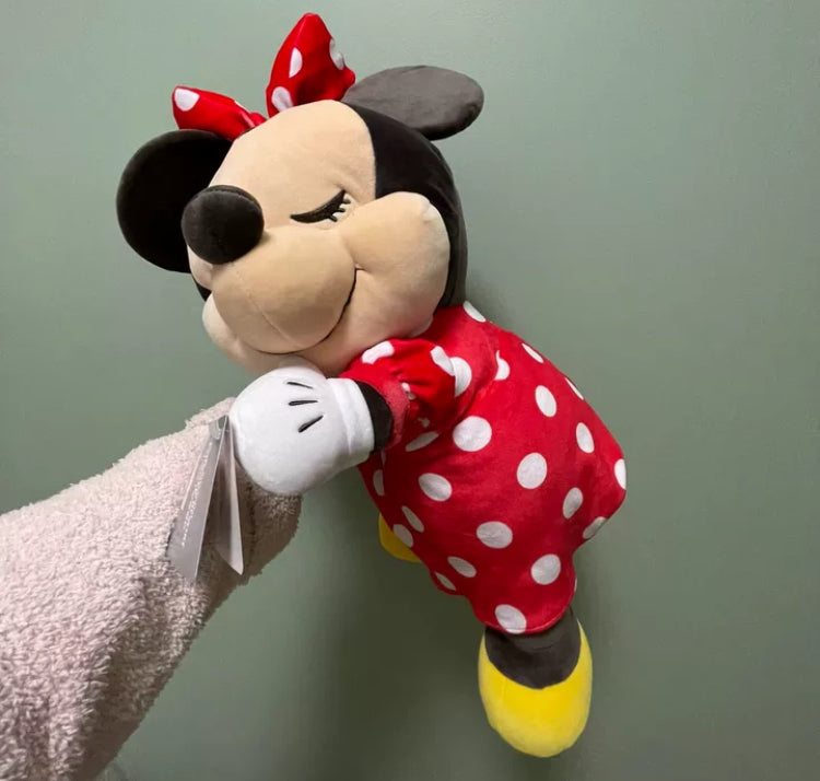 Authentic Disney Minnie Mouse Sleeping Plush doll Shanghai Disneyland