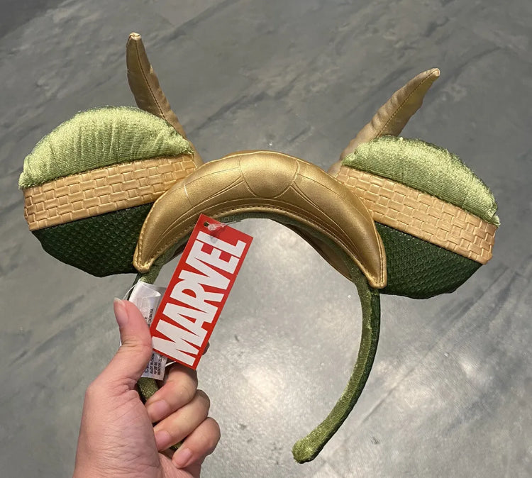 HKDL Hong Kong Disney Resort 2021 Halloween Loki hero Ear Headband Marvel Thor