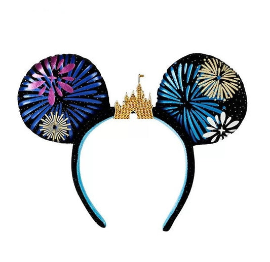 Disney store mickey mouse headband the main attraction Fireworks December 12/12 limited ear
