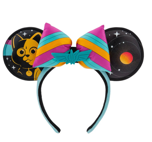 New Disney Minnie Ears SOX LIGHTYEAR headband Buzz Cat +Map2022 Disneyland