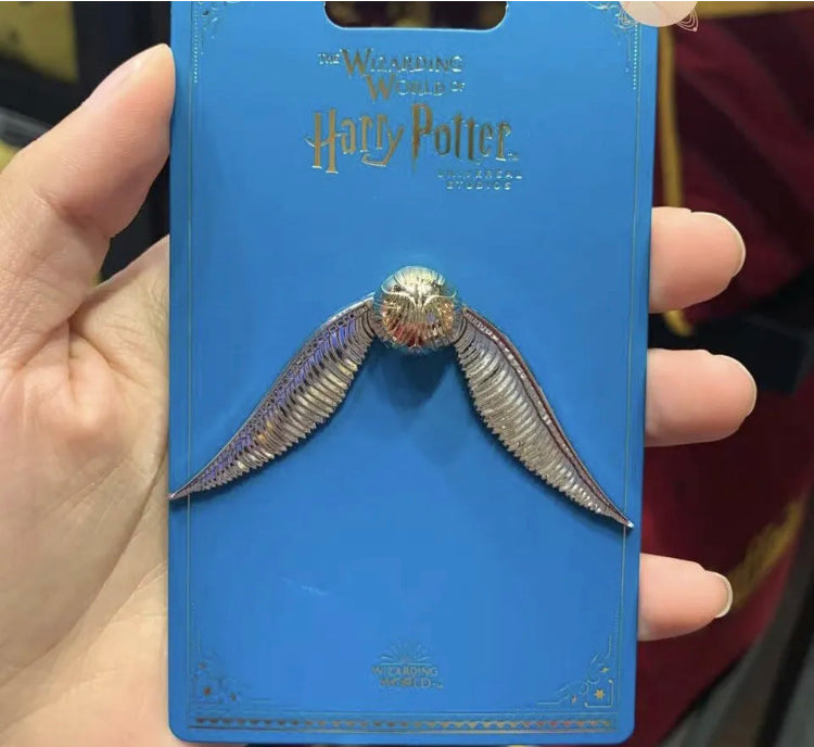 Beijing Universal Studios Harry Potter Quidditch Snitch Pewter Collectible Lapel Pin