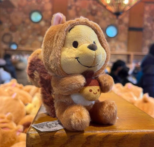Shanghai Disney 2023 Winnie the pooh squirrel plush 9inch disneyland exclusive