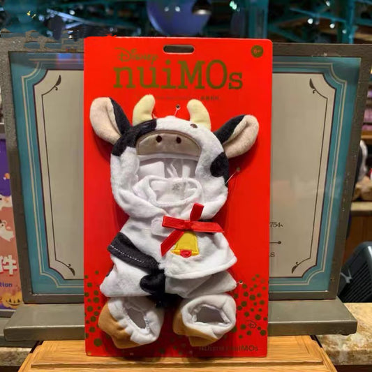 nuimos plush costume limited edition Ox new year Shanghai disney store