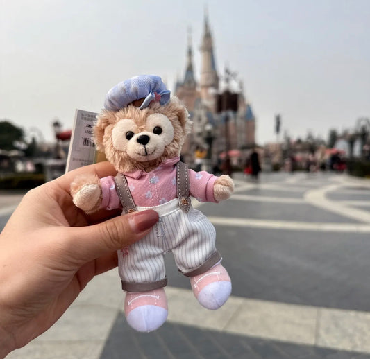 Disney authentic 2023 Spring Duffy small plush keychain shanghai disneyland
