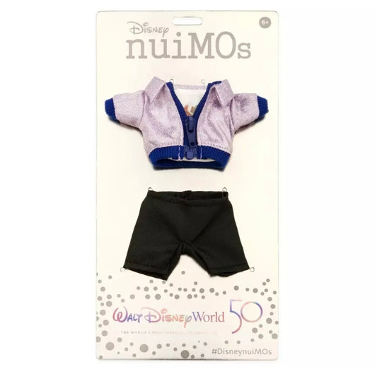 Disney nuiMOs costume Outfit Iridescent Jacket with White Mickey T-Shirt Pants
