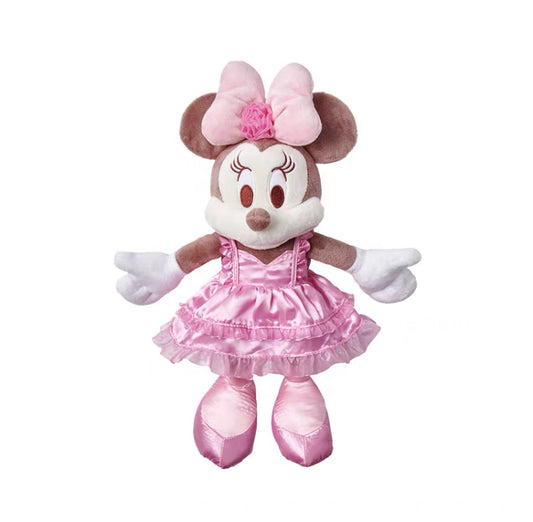 Disney authentic 2023 Valentine's pink dress Minnie Mouse Plush 11inch