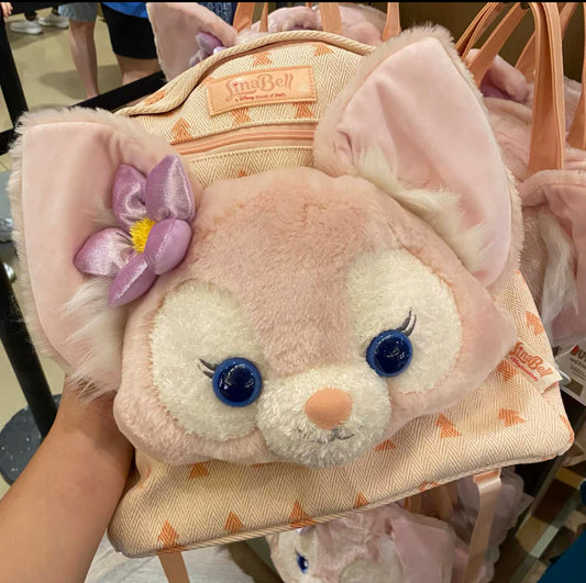 Disney authentic 2022 Disneyland Fox Linabell Face Backpack Pink bag exclusive