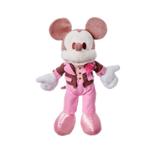 Disney authentic 2023 Valentine's pink Mickey Mouse Plush 11inch