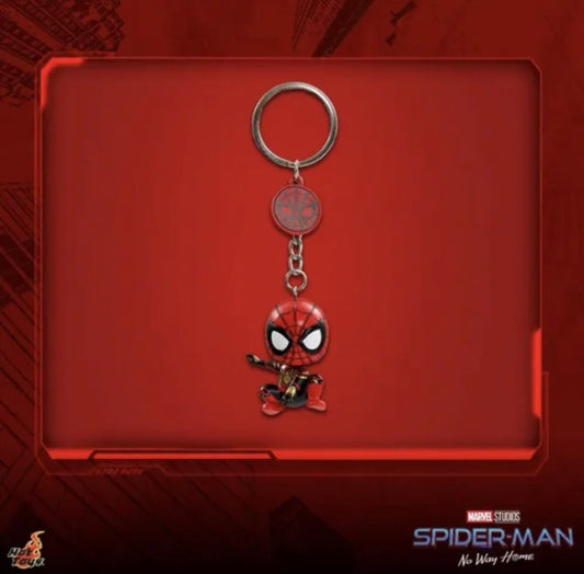 Hot Toys Cosbaby No Way Home Spider Man Integrated Suit Keychain Keyring Marvel
