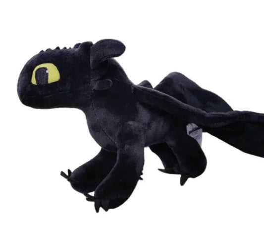 Universal Studios How To Train Your Dragon Night Fury Toothless Plush Poseable Wings