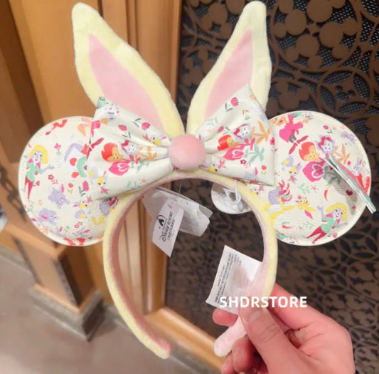 Disney authentic 2023 Easter Judy rabbit Minnie Mouse Ear headband disneyland