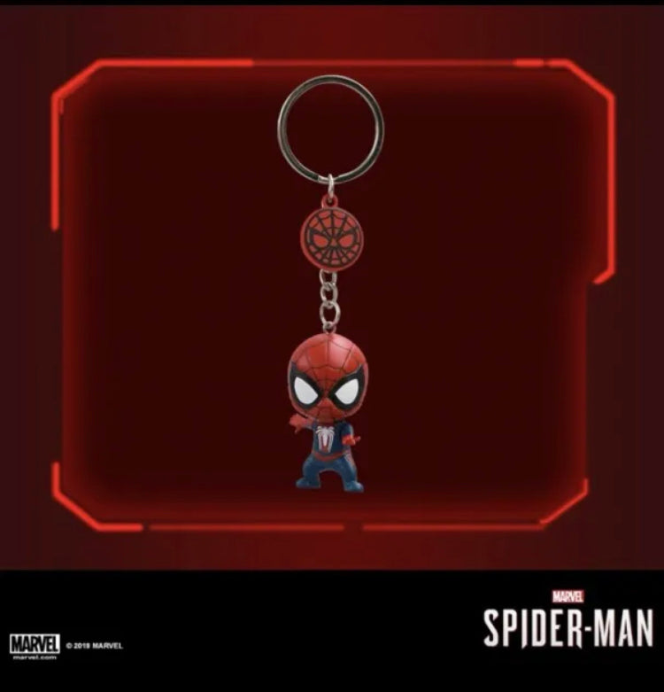 Hot Toys Cosbaby Spider Man Keychain Keyring Marvel