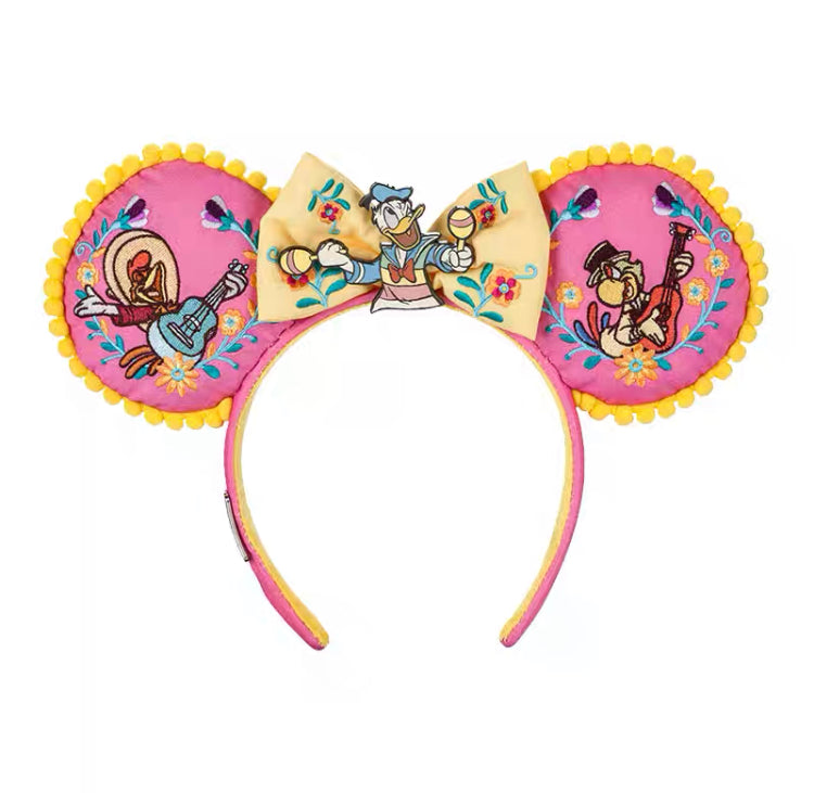 Disney 2023 authentic 100 years anniversary The Three Caballeros Ear Headband