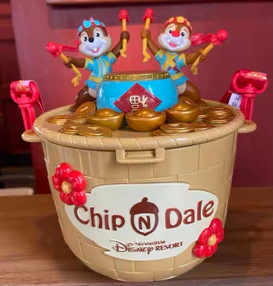 Authentic Disney shanghai 2021 Lunar new year Chip Dale popcorn bucket