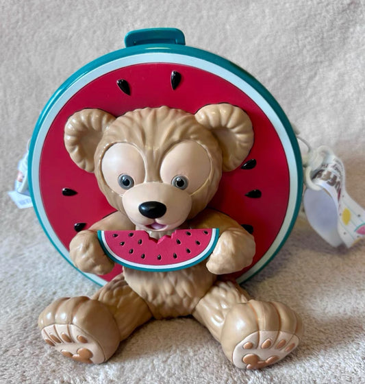 Authentic Disney shanghai 2021 watermelon Duffy Bear popcorn bucket container