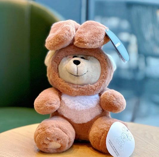 China Starbucks 2023 Year of Rabbit Cute Bunny Plush Bear Bearista Movable Ear