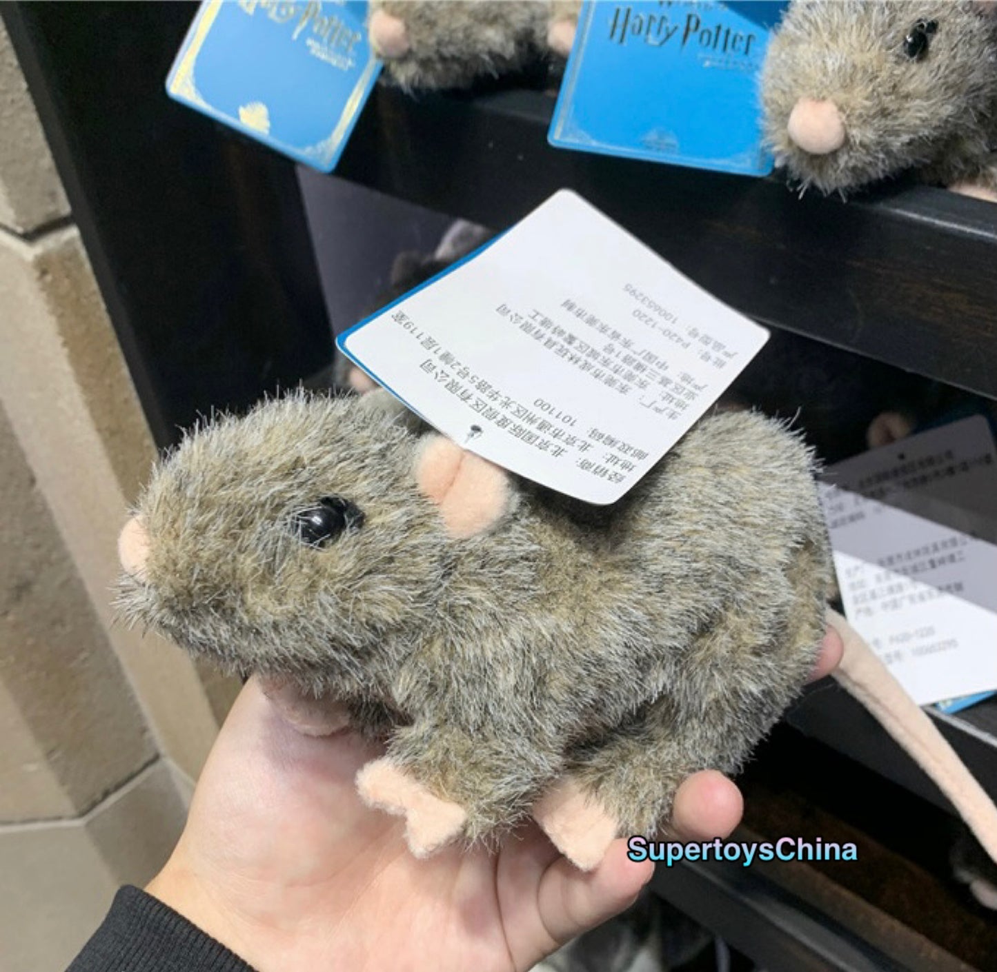 Universal Studios Harry Potter Plush Scabbers Rat Mouse Stuffed Animal Toy