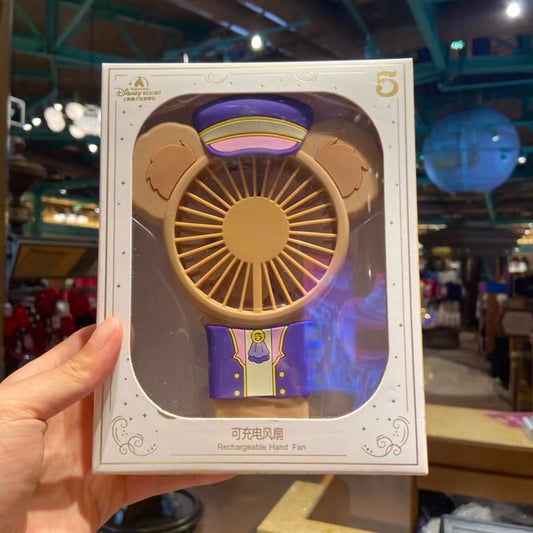Disneyland Duffy portable battery powered handy fan USB rechargeable small fan