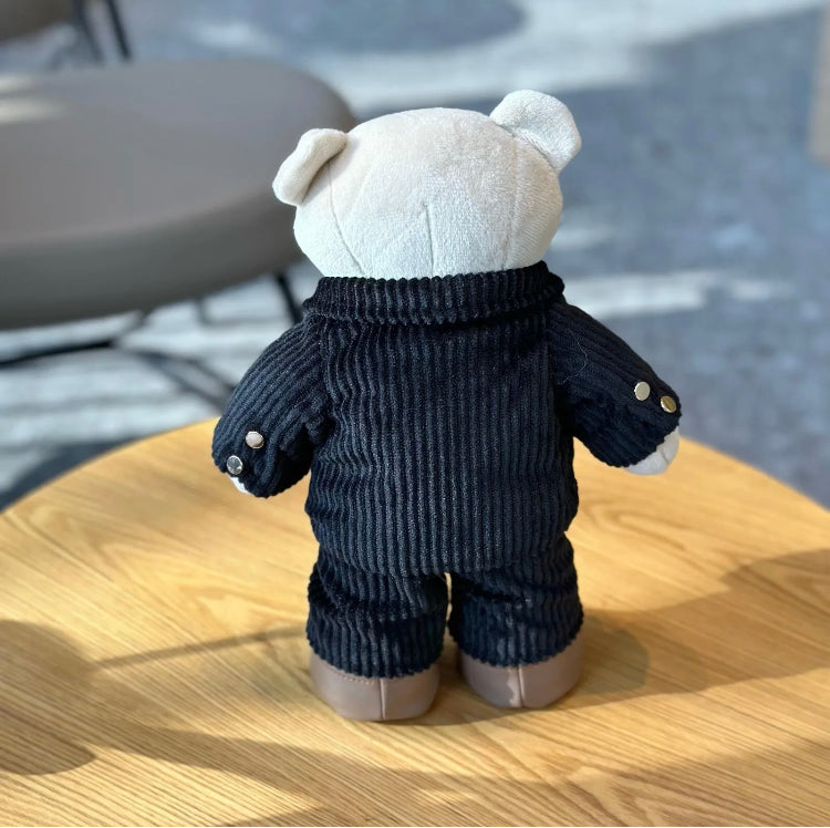 New 2023 China Starbucks X Katespade Couple Bear Shop Manager Plush Doll Gift Box Boy