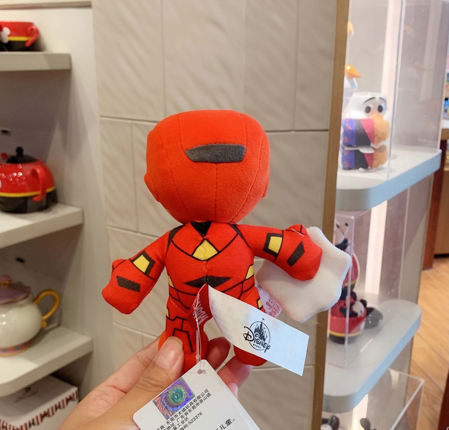 Authentic nuiMOs Plush Toy Marvel Ironman Figure Shanghai Disney Store Doll