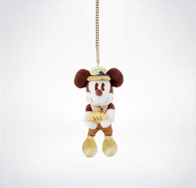 Disney authentic 2023 Mickey Mouse cookie valentine's plush small keychain 7inch