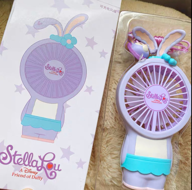 Disney park stellalou handy fan small mini hand fan rechargeable