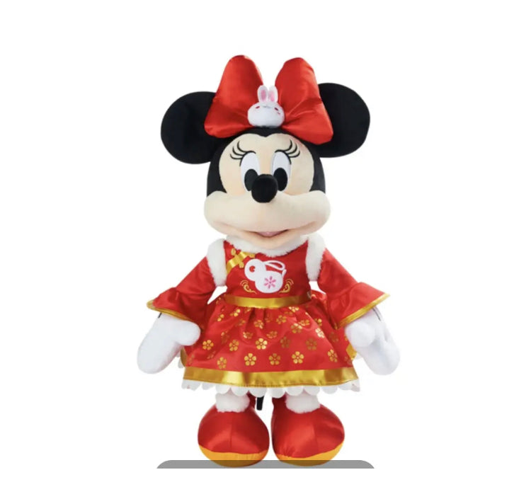Disney 2023 authentic Rabbit New year Minnie mouse plush disneyland exclusive