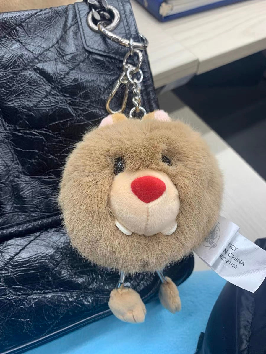 Shanghai Disney store Dale plush Keychain furry doll bag pendant