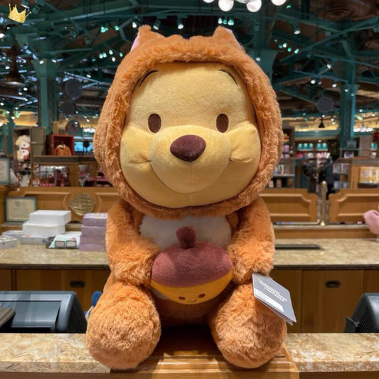 Disney 2023 authentic Winnie the pooh squirrel plush large 18inch disneyland