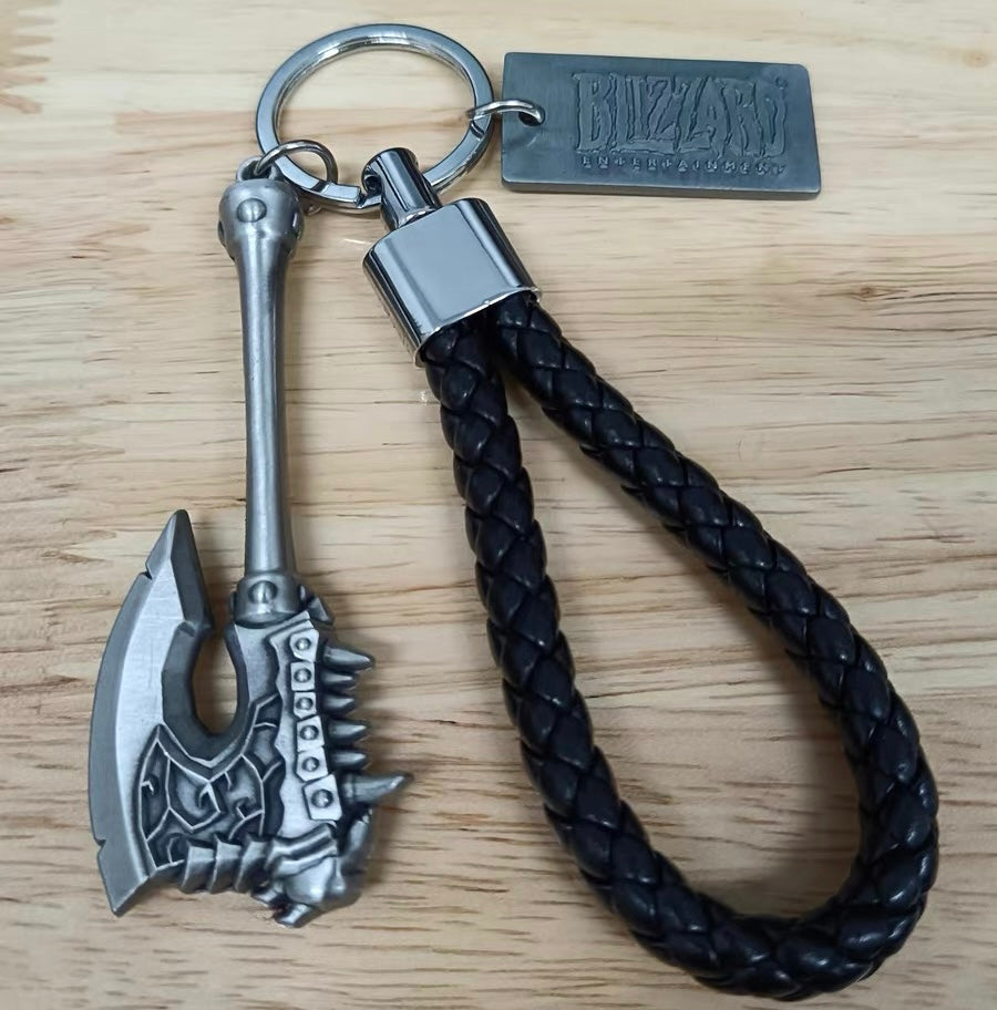 Authentic Blizzard Gorehowl - World of Warcraft Inspired Metal Keychain