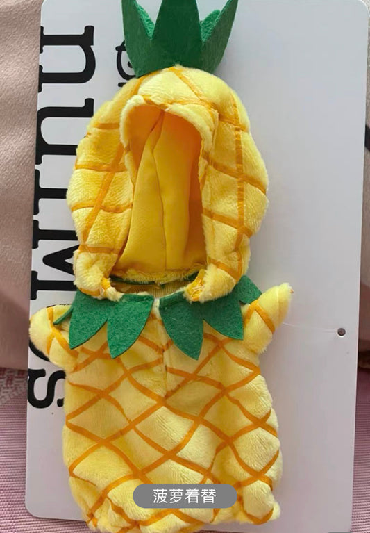 Disney Store pineapple nuiMOs fruit outfits costume clothes for small plush toy