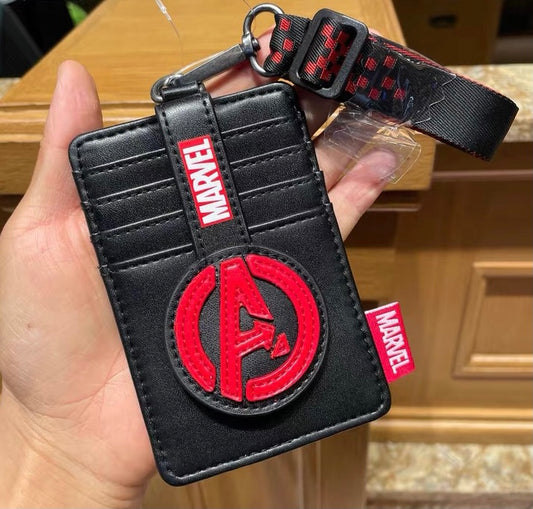 Disney Marvel Men's Leather Wallet ID Credit Card Holder Billfold Purse Clutch