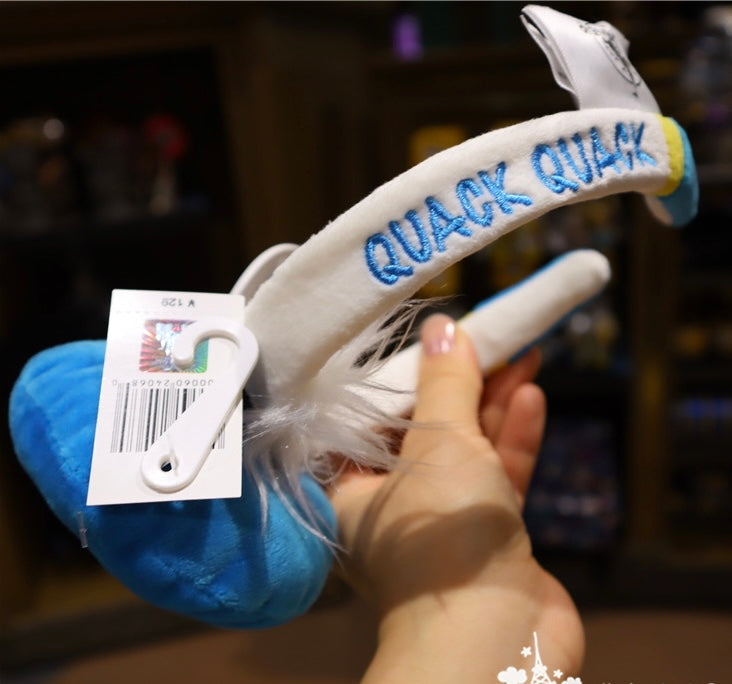 Authentic Disney shanghai disneyland Donald duck Quack Minnie Mouse ear headband
