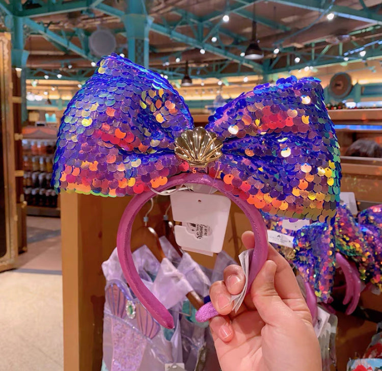 Disney authentic 2022 Ariel the little mermaid headband Disneyland exclusive