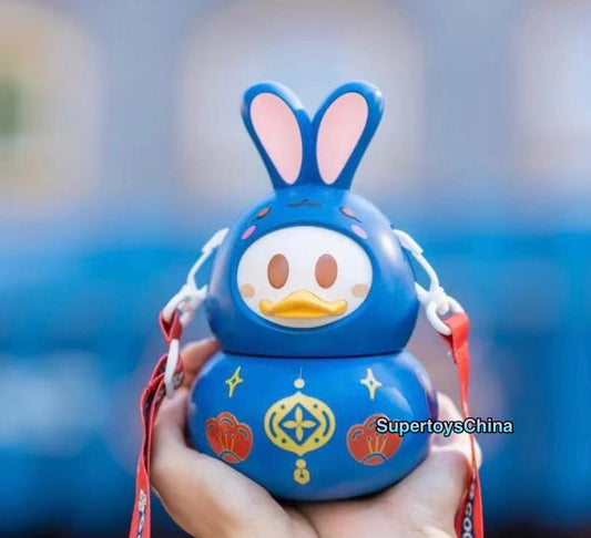 Shanghai Disney park 2023 Rabbit Donald Duck Plastic Juice cup bottle cute container