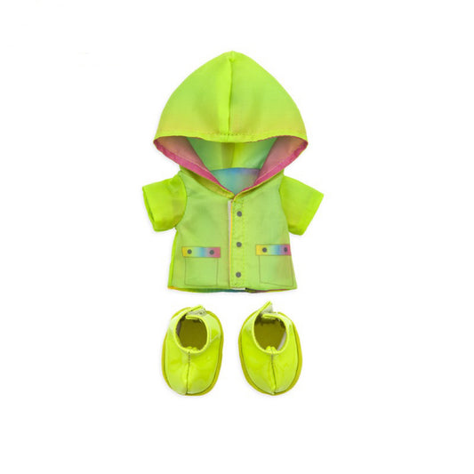 Disney nuiMOs outfits Green Rain jacket And Rain boots Set costume NEW