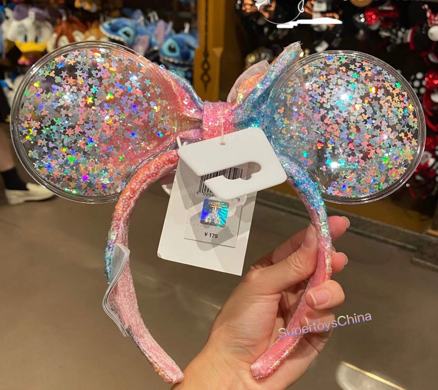 Shanghai Disney Park lighting up headband minnie ear star