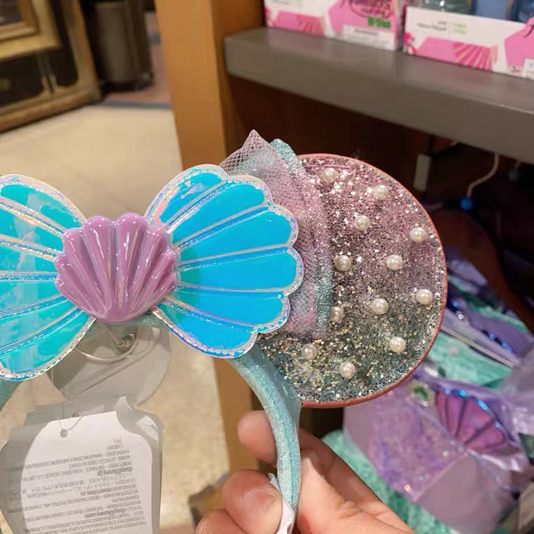 Disney 2023 authentic Princess little mermaid ariel minnie mouse ear Headband