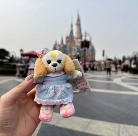 Shanghai Disney stitch fluffy blue ball Keychain pendant new –  SupertoysChina