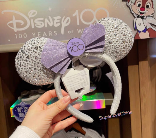 Disney 2023 authentic 100 year of wonder anniversary Minnie Mouse Ear headband