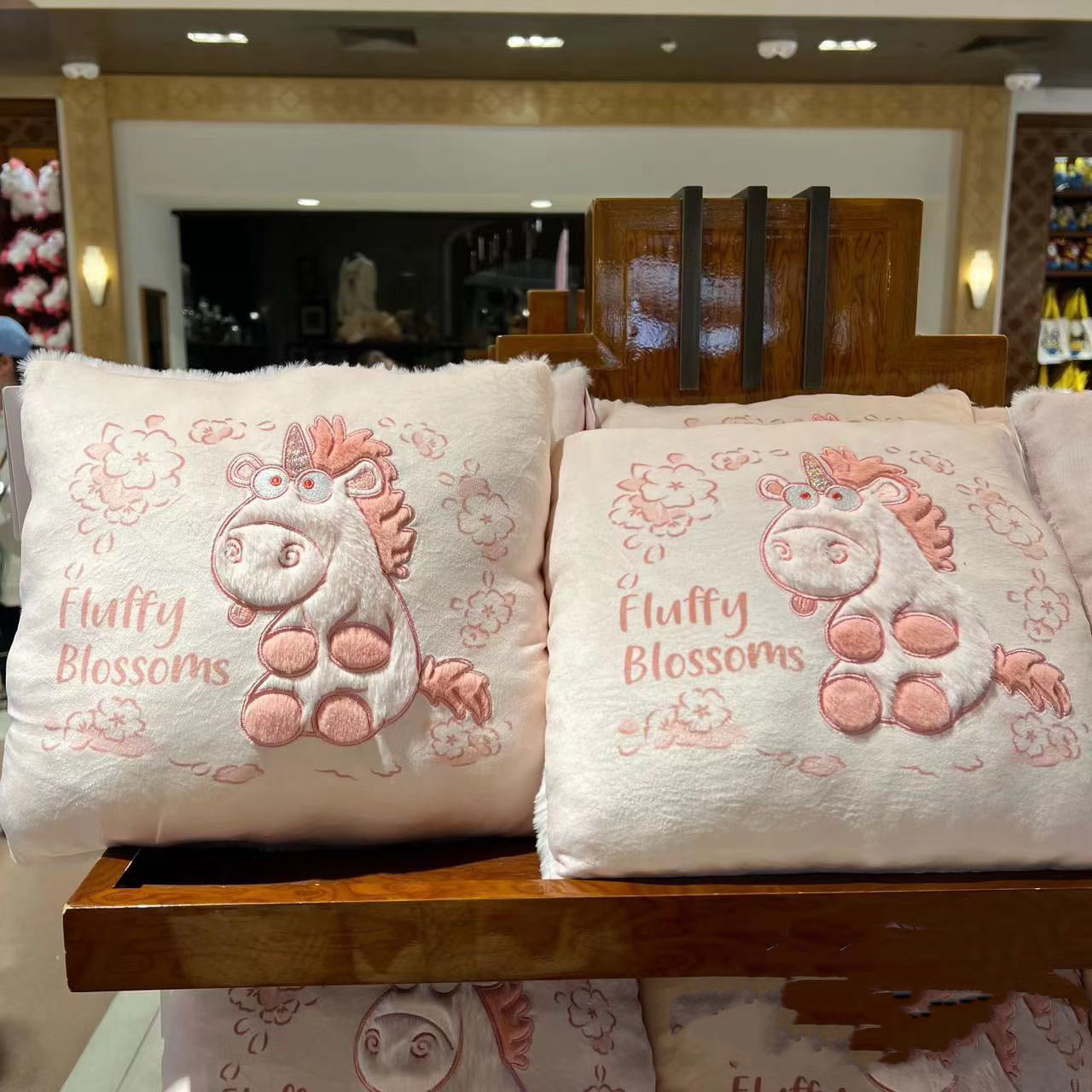 Universal Studios Sakura Pink Unicorn throw pillow Soft Cute Cushion Exclusive