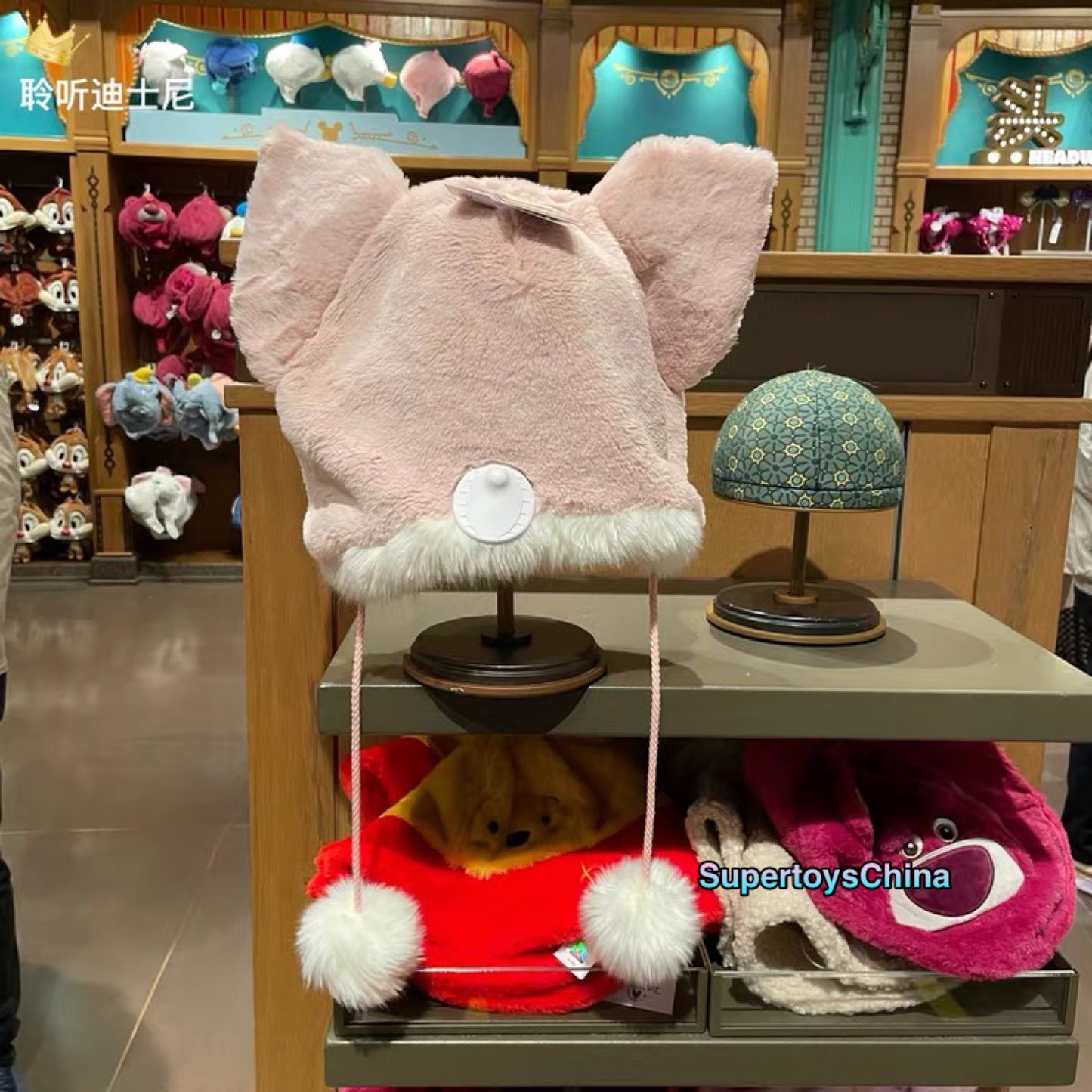 Disney authentic Linabell Winter Soft hat cap Disneyland exclusive