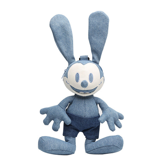 POP MART x Disney Oswald the Lucky Rabbit Plush Crossbody Jeans Shoulder Bag