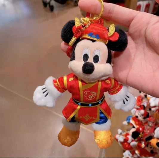 Disney 2023 authentic Rabbit New year mickey mouse plush keychain disneyland