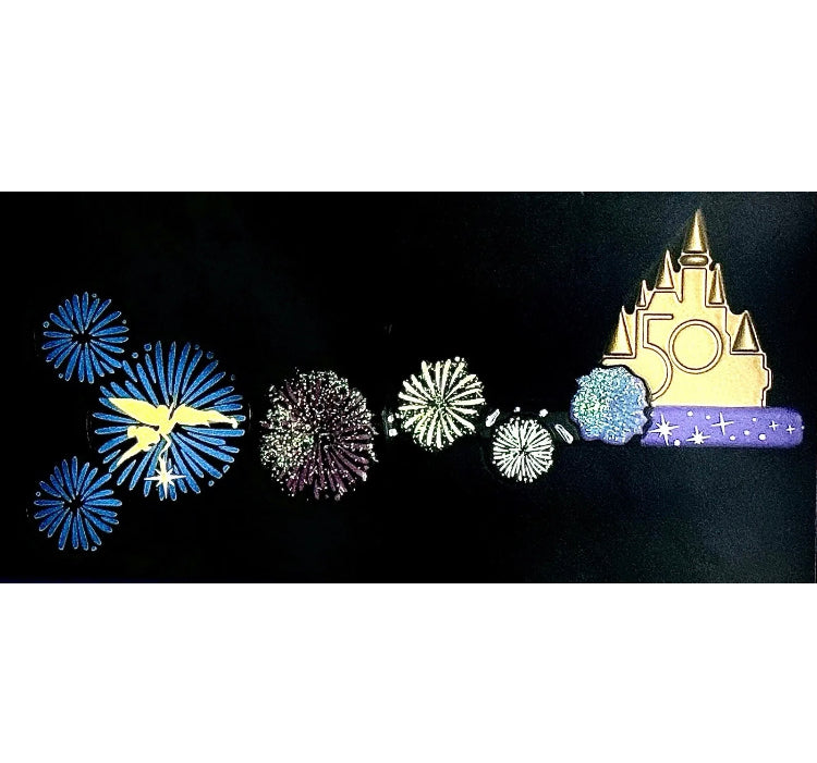 Disney Mickey Main Attraction Castle Fireworks Collectors Key 12 December
