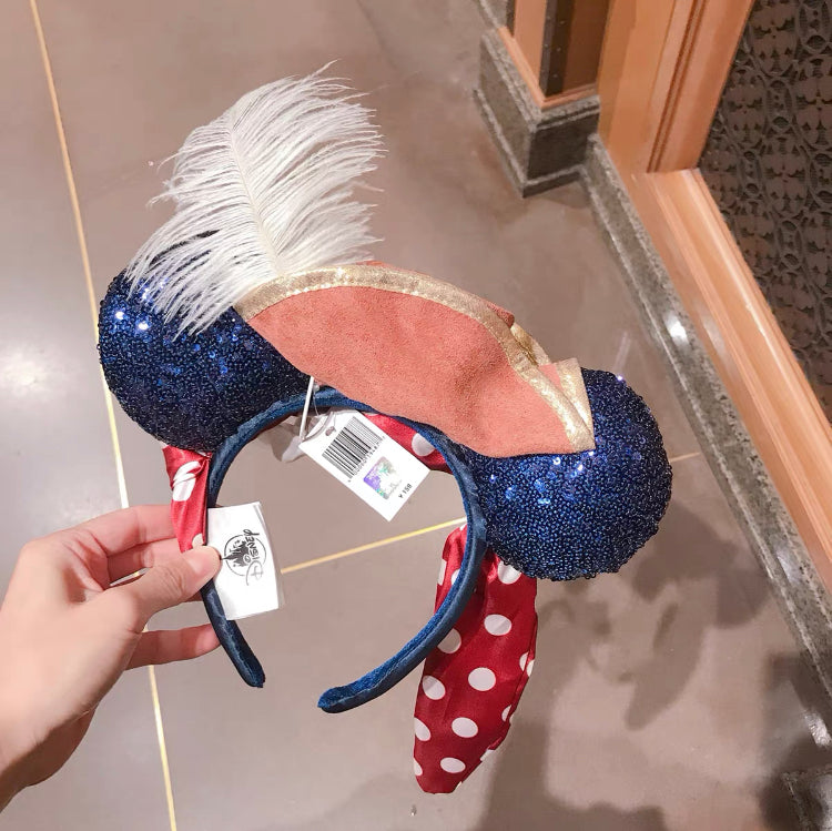 Minnie mouse ear Headband Pirates of the Caribbean Shanghai Disneyland Disney