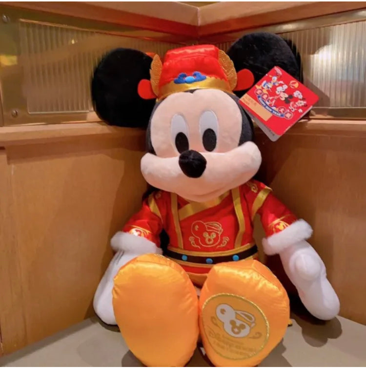 Disney 2023 Lunar Chinese New year Mickey mouse plush disneyland exclusive
