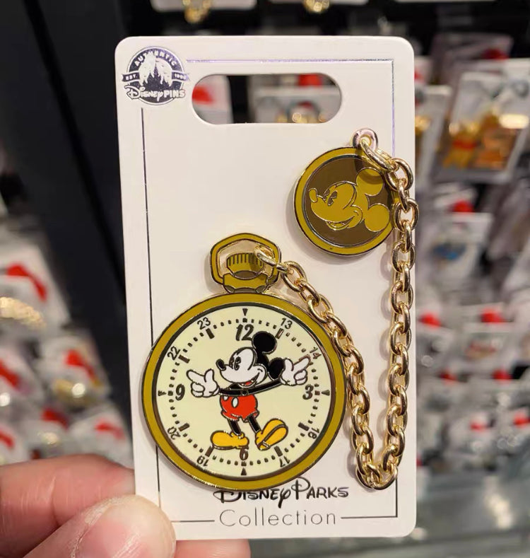 Disney Pin authentic mickey mouse watch disneyland exclusive